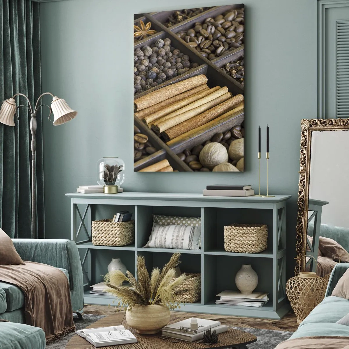 Canvas picture - Treasury of Aromas - 45x80 cm
