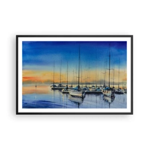Poster in black frame - The End of a Good Day - 91x61 cm