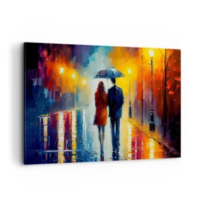 Canvas picture - Together - Colourful Night - 120x80 cm
