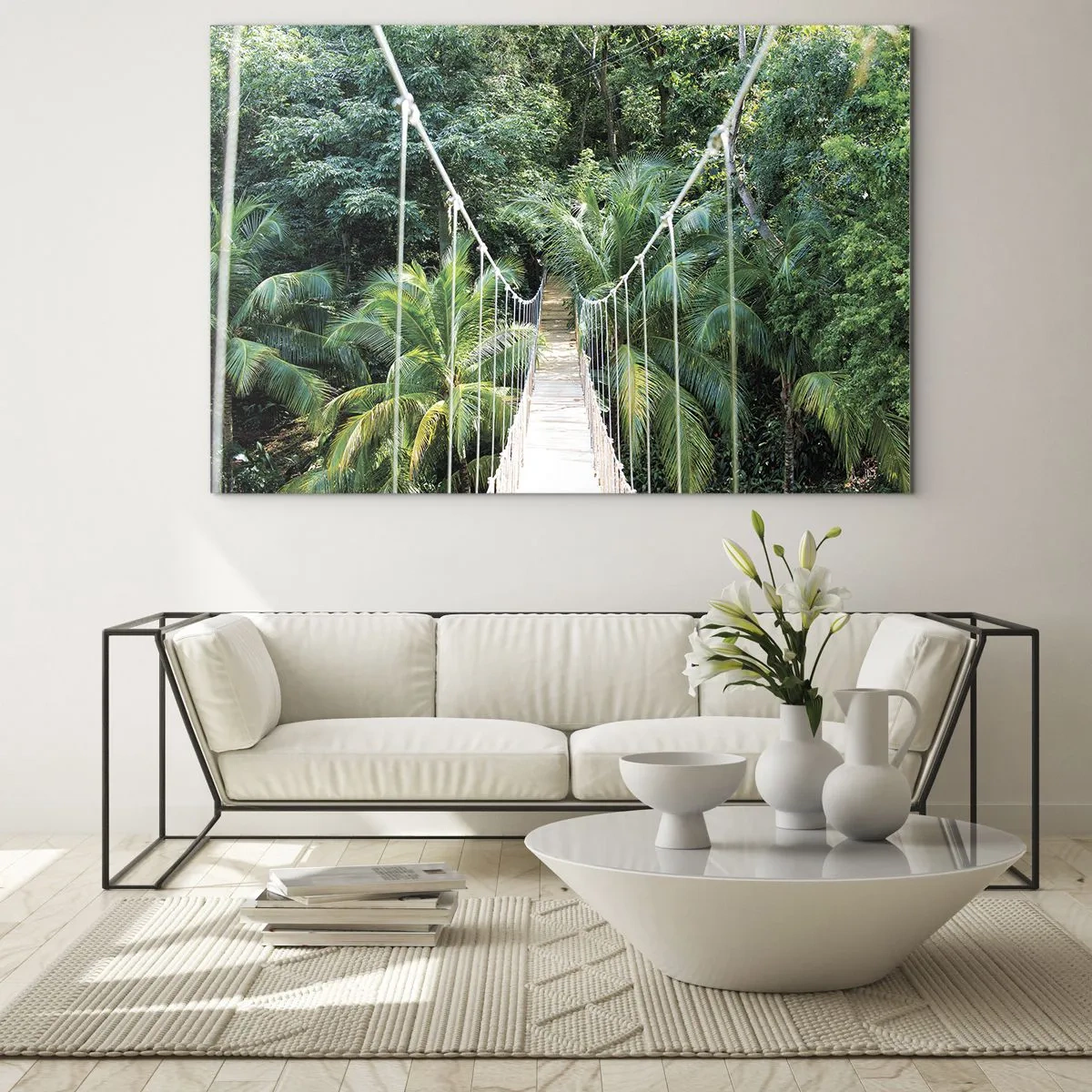 Glass picture - Welcome to the Jungle! - 120x80 cm
