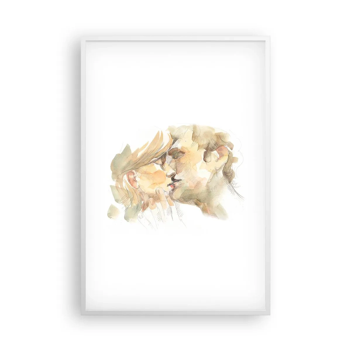 Poster in white frmae - The Missing Half? - 61x91 cm