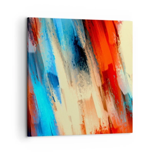 Canvas picture - Cascade of Colours - 60x60 cm