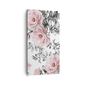 Canvas picture - Getting Lost in Rose Flowers - 55x100 cm