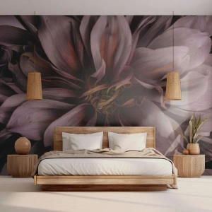 Self-Adhesive Photo Wallpaper Deluxe Sticker - Flowery Heart - Bouquet of flowers, Dahlia, Flower - 450x315 cm