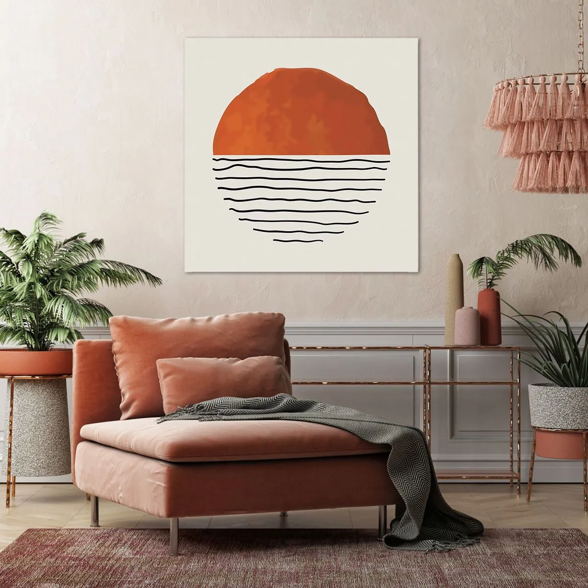 Canvas picture - In Japanese Style - 70x70 cm
