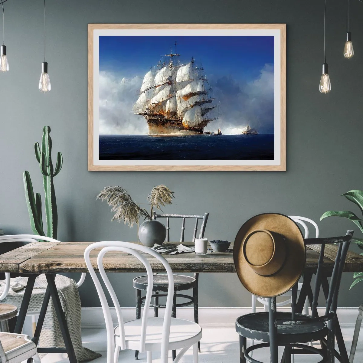 Poster in light oak frame - The Great Glory! - 40x30 cm