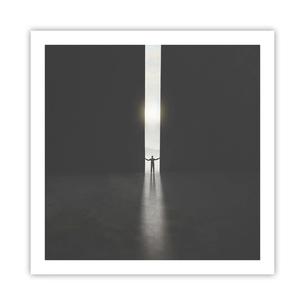 Poster - Step to Bright Future - 60x60 cm