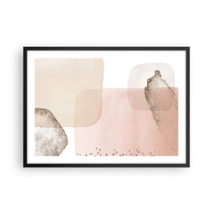 Poster in black frame - Look through Colour - 70x50 cm