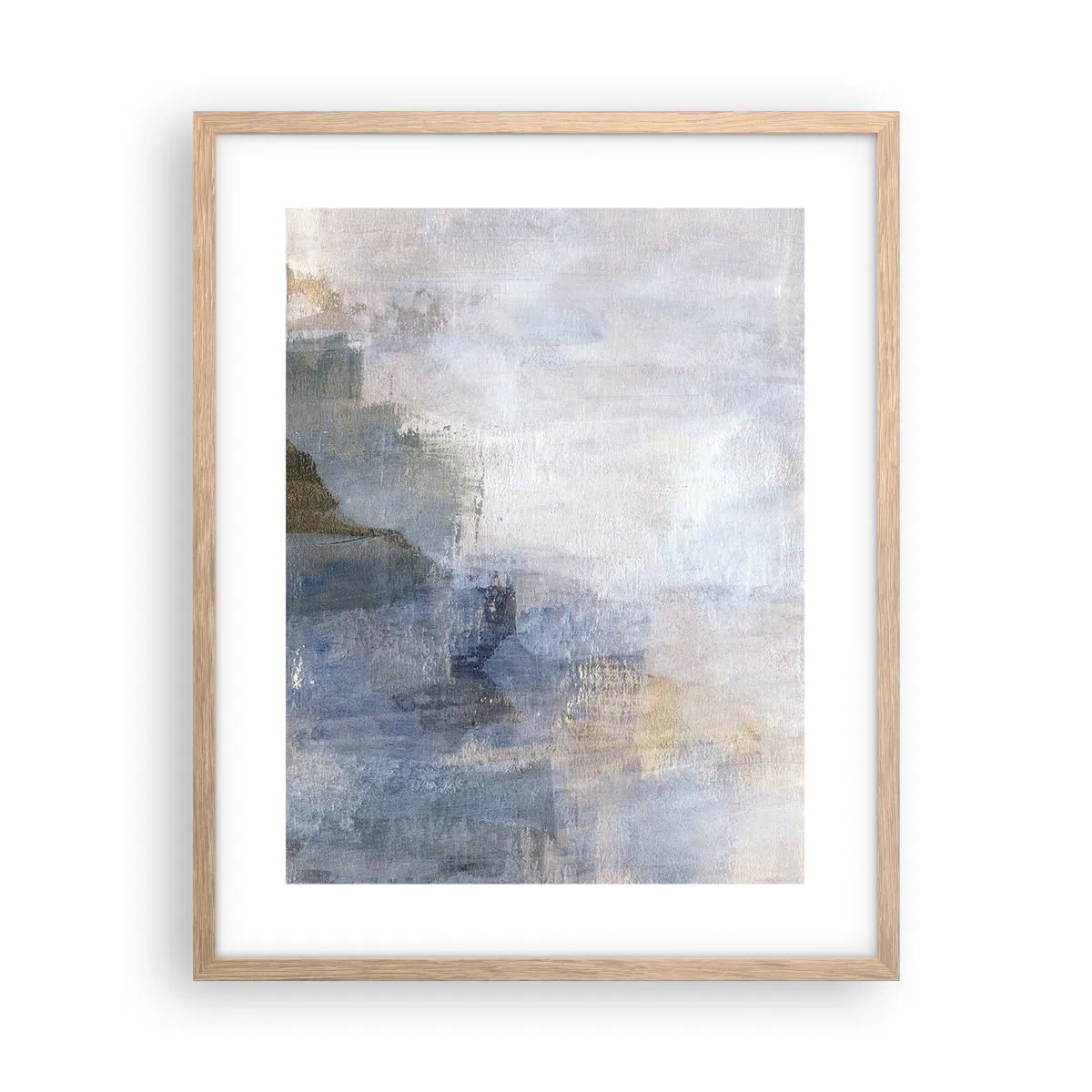 Poster in light oak frame - Tones and Chords of Colours - 40x50 cm