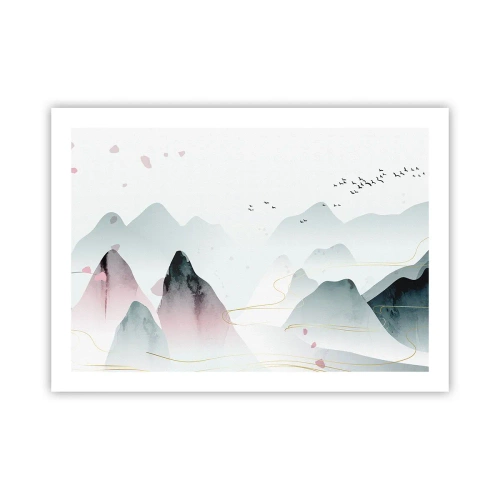Poster - Over the Peaks - 70x50 cm