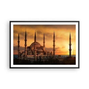 Poster in black frame - God Is Great - 91x61 cm