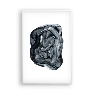 Poster in white frmae - It's Not So simple - 61x91 cm