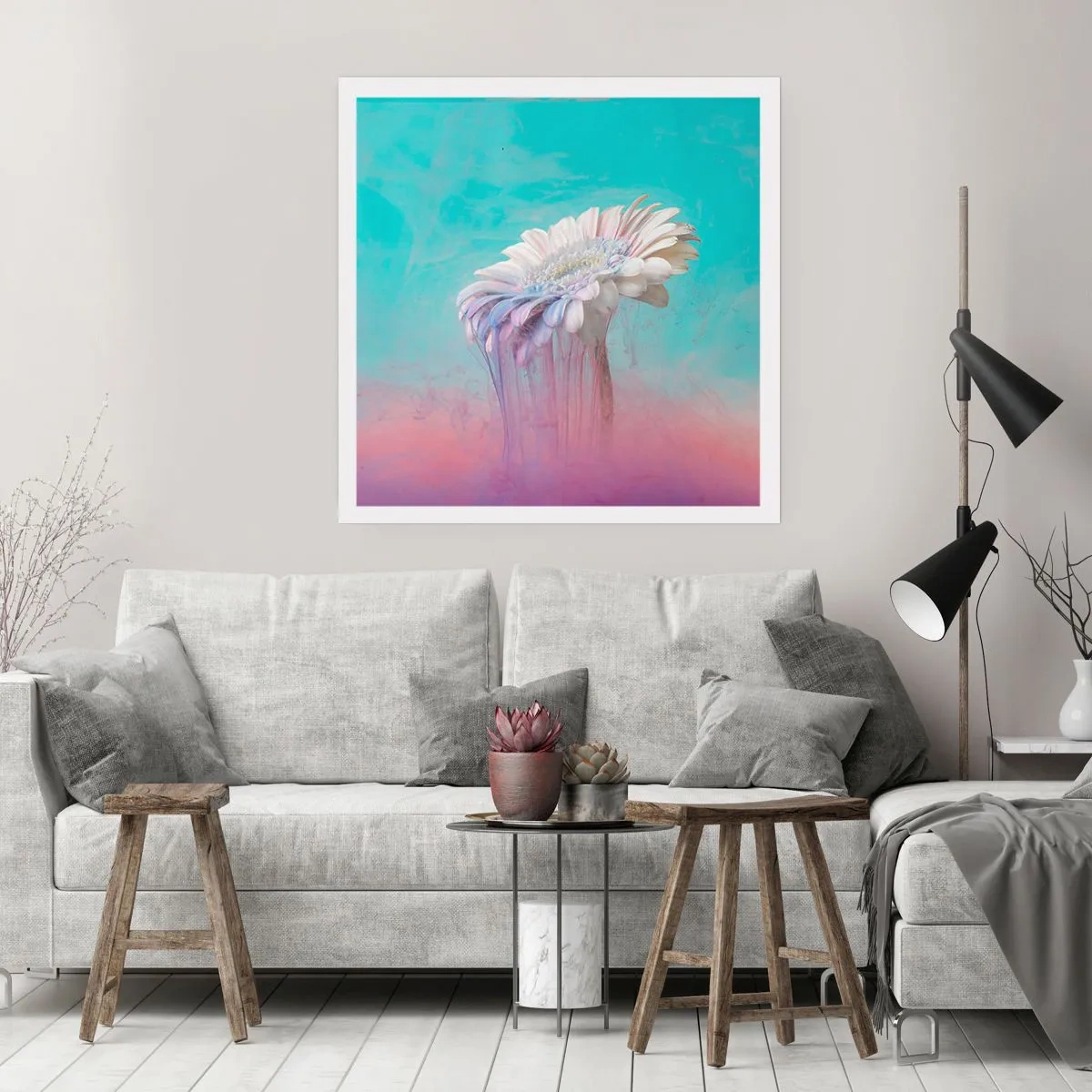 Poster - Afterlife of Flowers - 40x40 cm