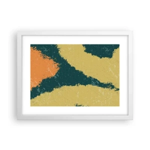 Poster in white frmae - Abstract - Slow Motion - 40x30 cm