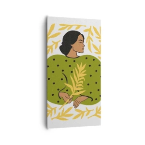 Canvas picture - Hawaian Girl - 65x120 cm