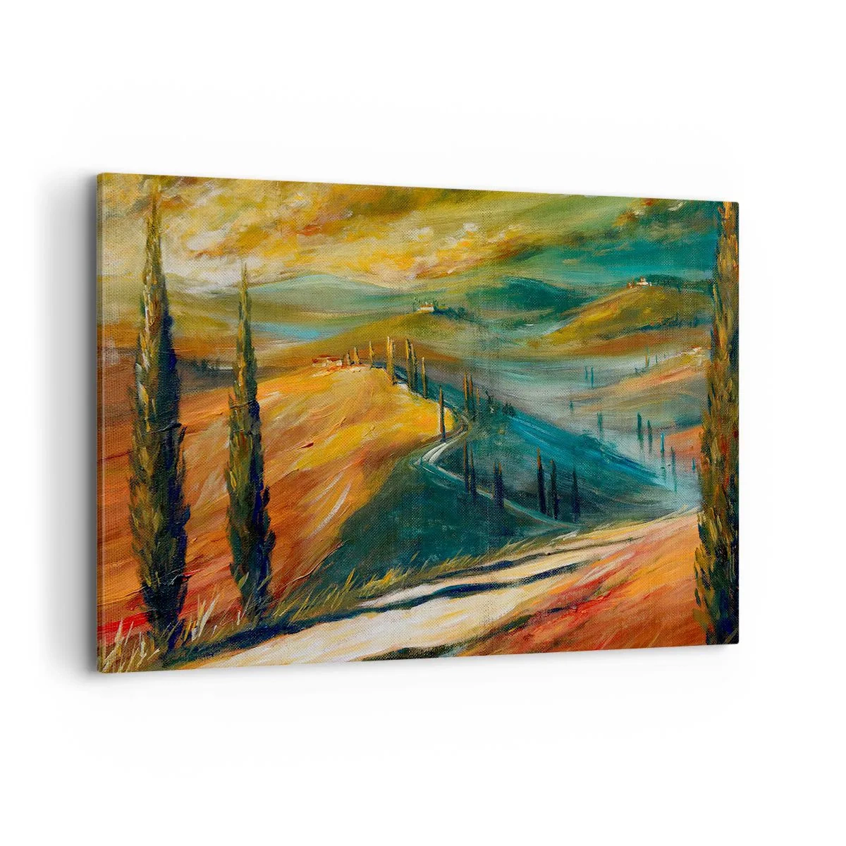 Canvas picture - Tuscan Landscape - 120x80 cm