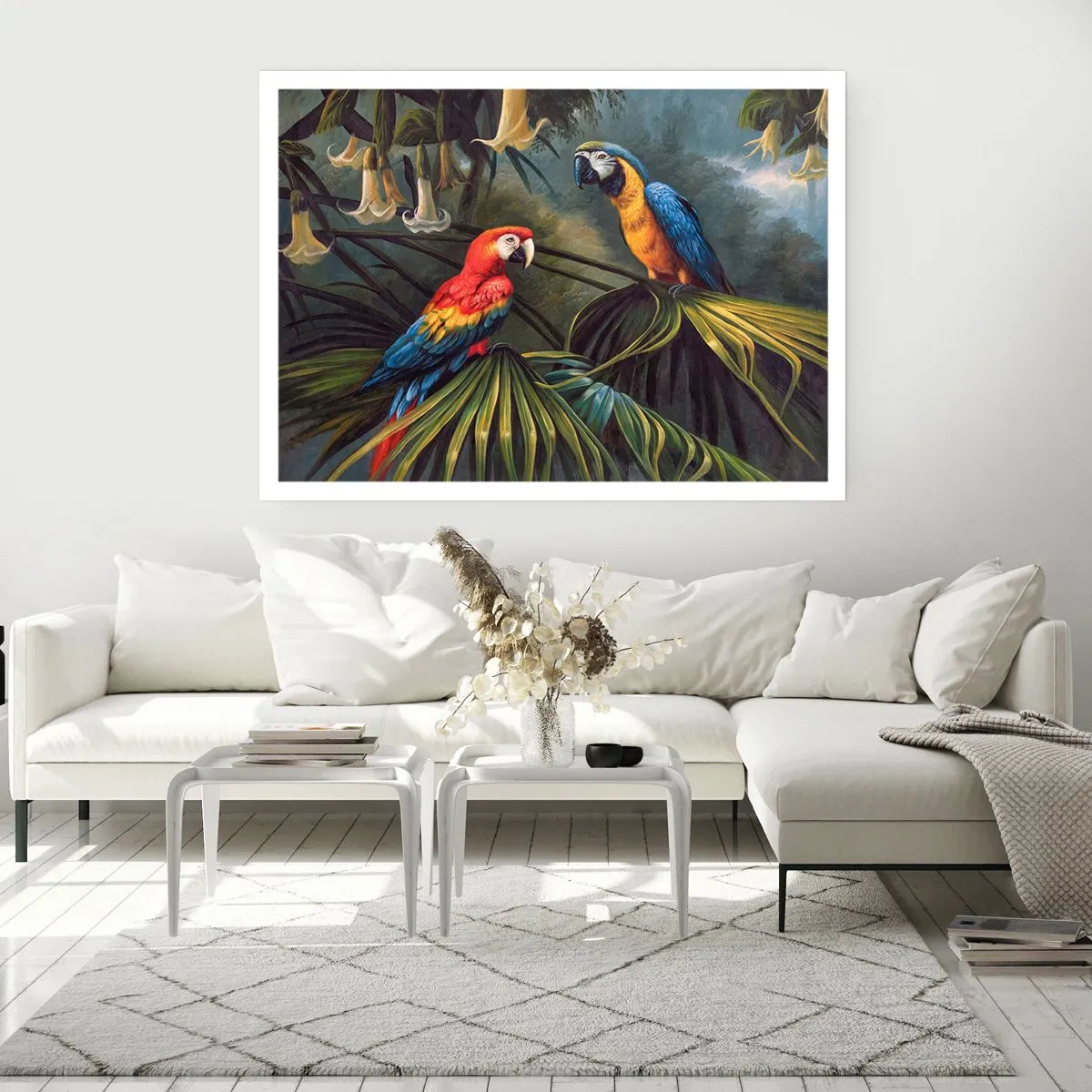 Poster - Romanticism in Tropics - 40x30 cm