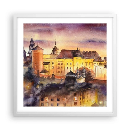 Poster in white frmae - History and Fairytale - 50x50 cm