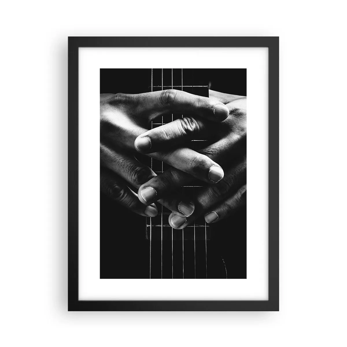 Poster in black frame - Artist's Prayer - 30x40 cm