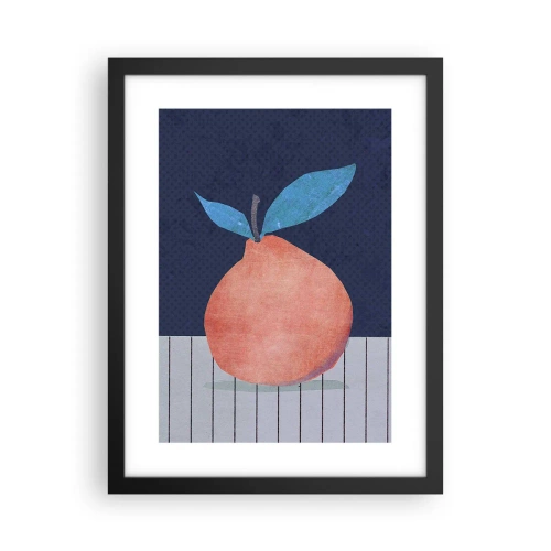 Poster in black frame - Convexity and Plane - 30x40 cm