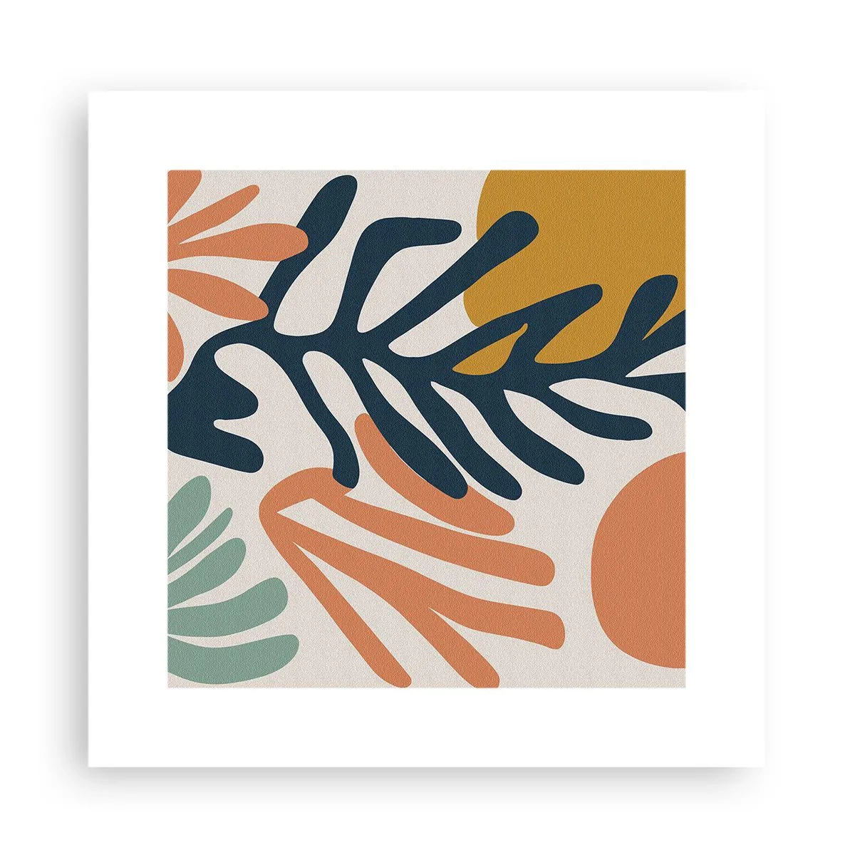 Poster - Coral Sea - 30x30 cm