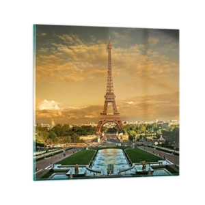 Glass picture - Queen of Paris - 70x70 cm