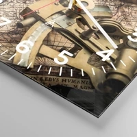 Clock face with numbers