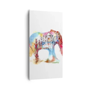 Canvas picture - India - Atmosphere of Love - 65x120 cm