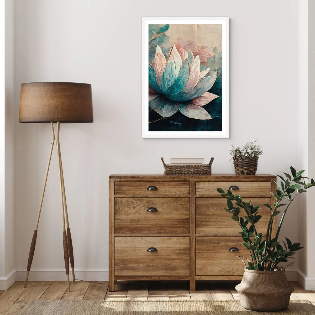 Poster in white frmae - Stars of the Lake - 61x91 cm