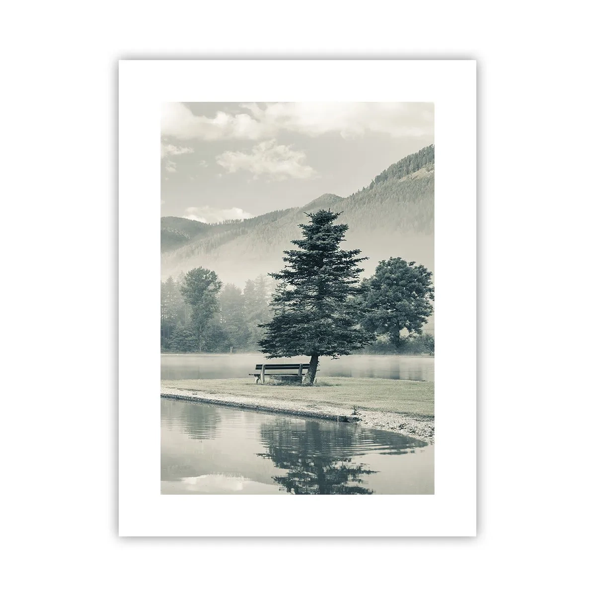 Poster - Lake Is Still Asleep - 30x40 cm