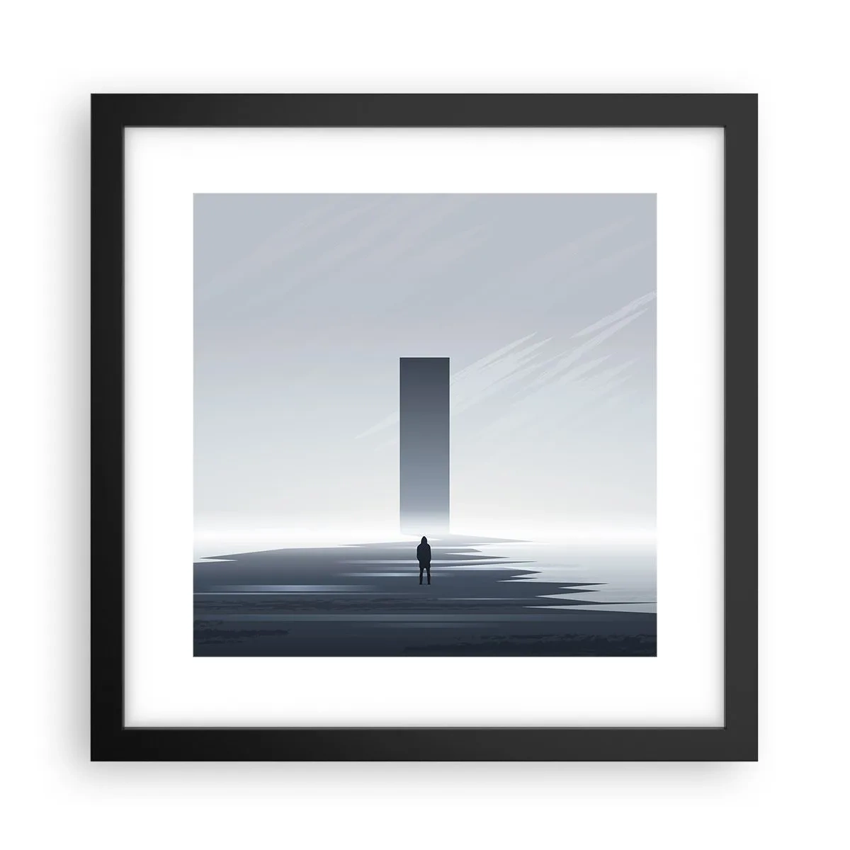 Poster in black frame - Opportunity or Threat? - 30x30 cm