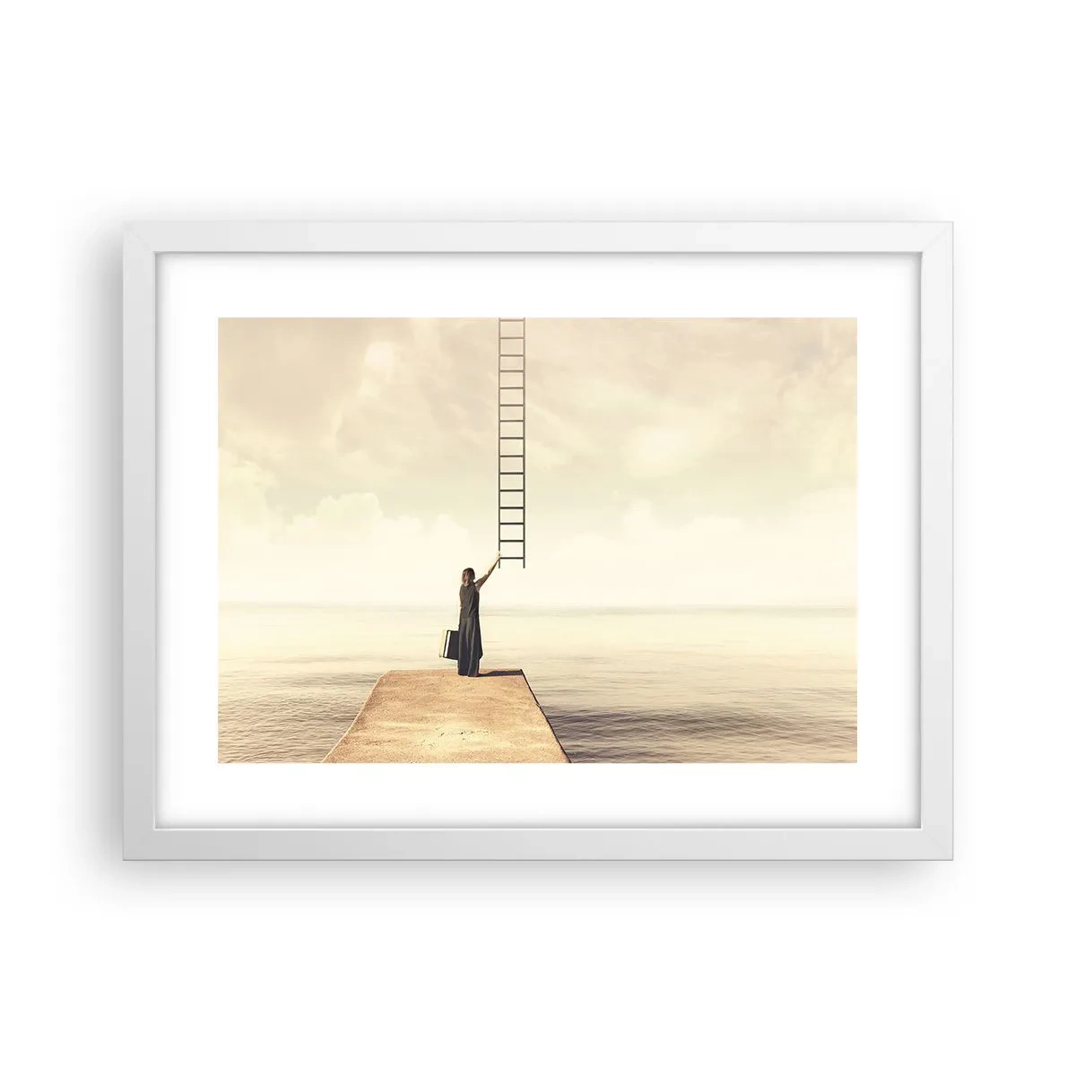 Poster in white frmae - Magical Trip - 40x30 cm