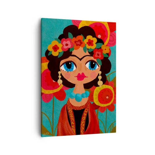 Canvas picture - Poppy Lady - 50x70 cm