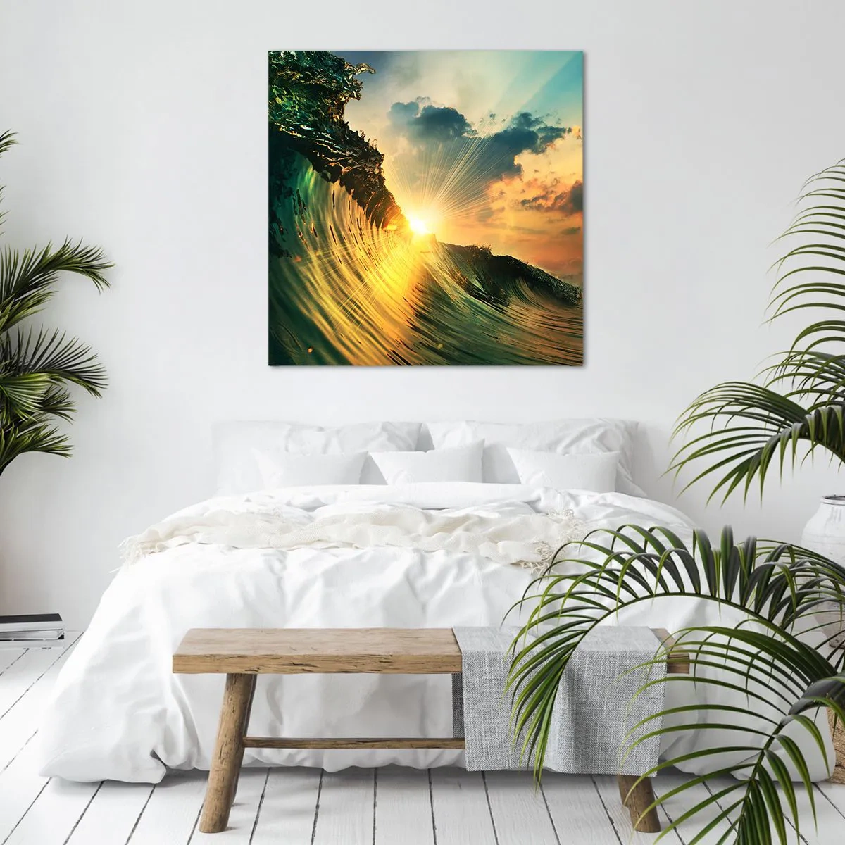 Canvas picture - Surfer, Where Are You? - 70x70 cm