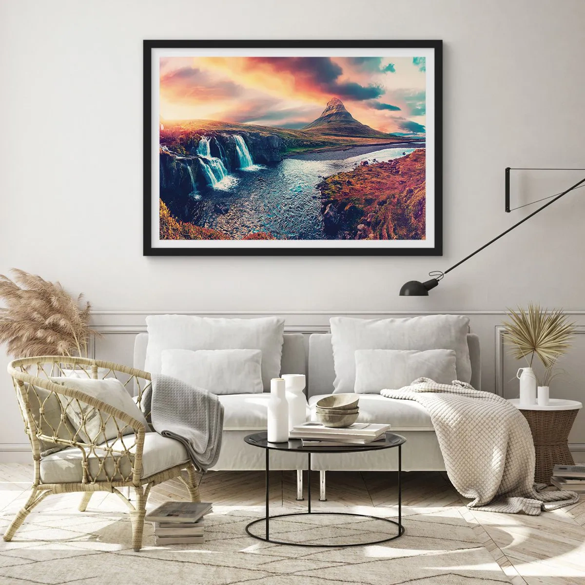 Poster in black frame - In Majesty of Nature - 100x70 cm