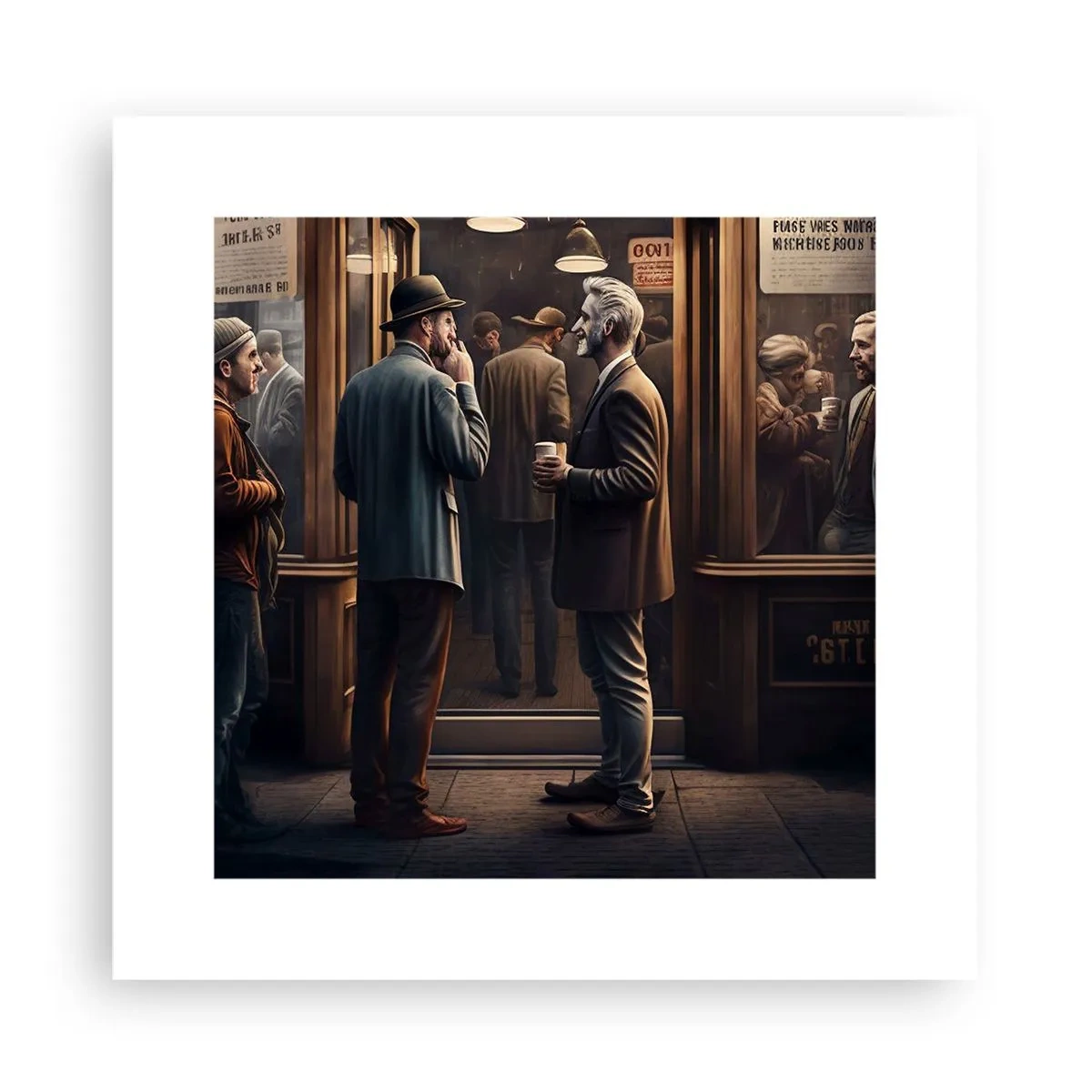 Poster - Good Time of the Day - 30x30 cm