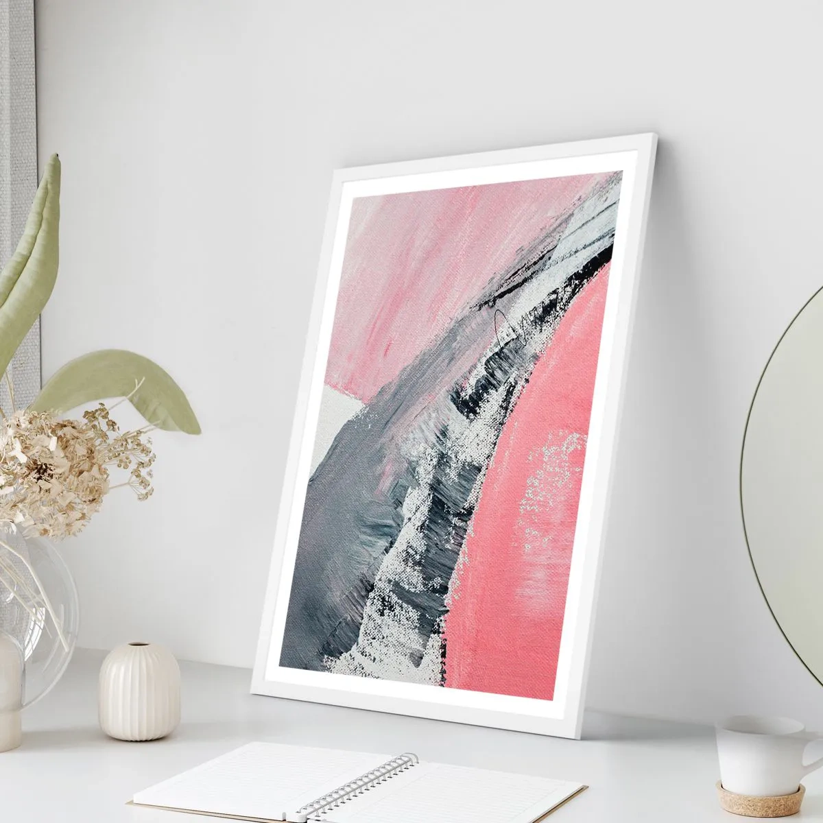 Poster in white frmae - Fitted Composition - 40x50 cm