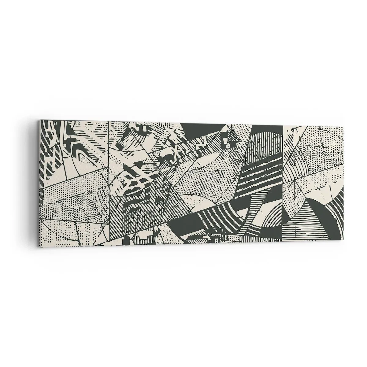 Canvas picture - Dynamics of Contemporaneity - 140x50 cm