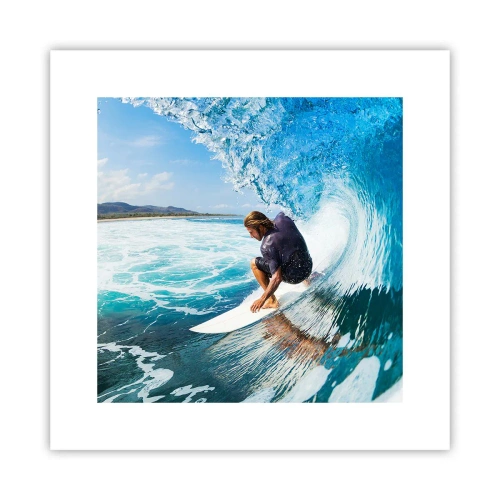 Poster - Dancing with Waves - 30x30 cm