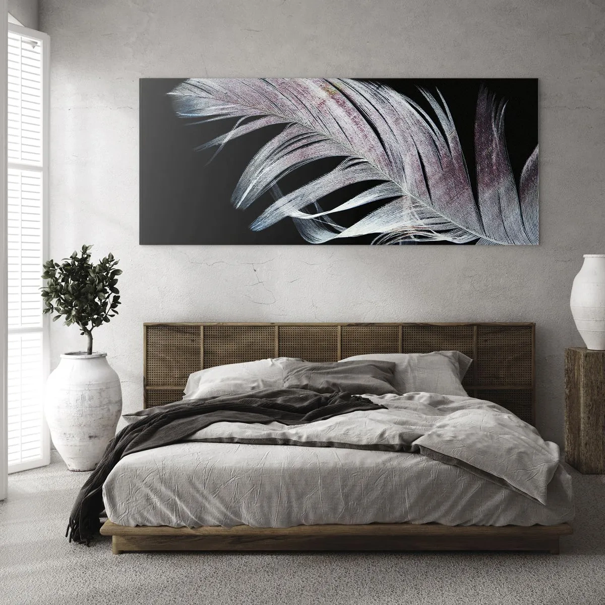 Glass picture - Think about Touch - 160x50 cm