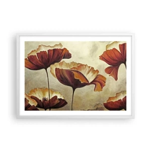 Poster in white frmae - Piece of Meadow - 70x50 cm