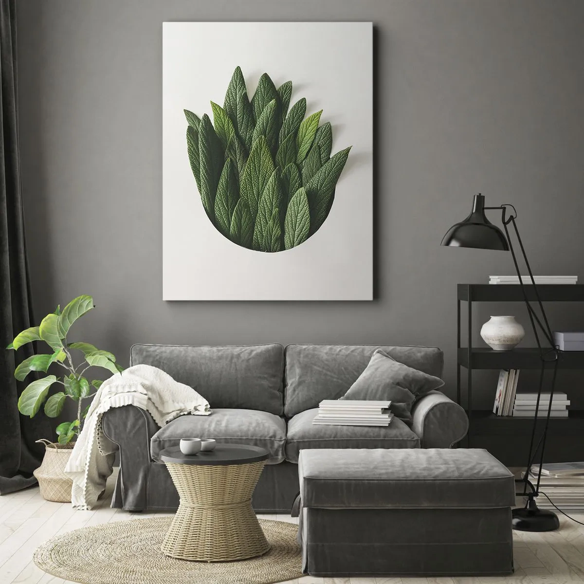 Canvas picture - Untamed Curiosity - 50x70 cm