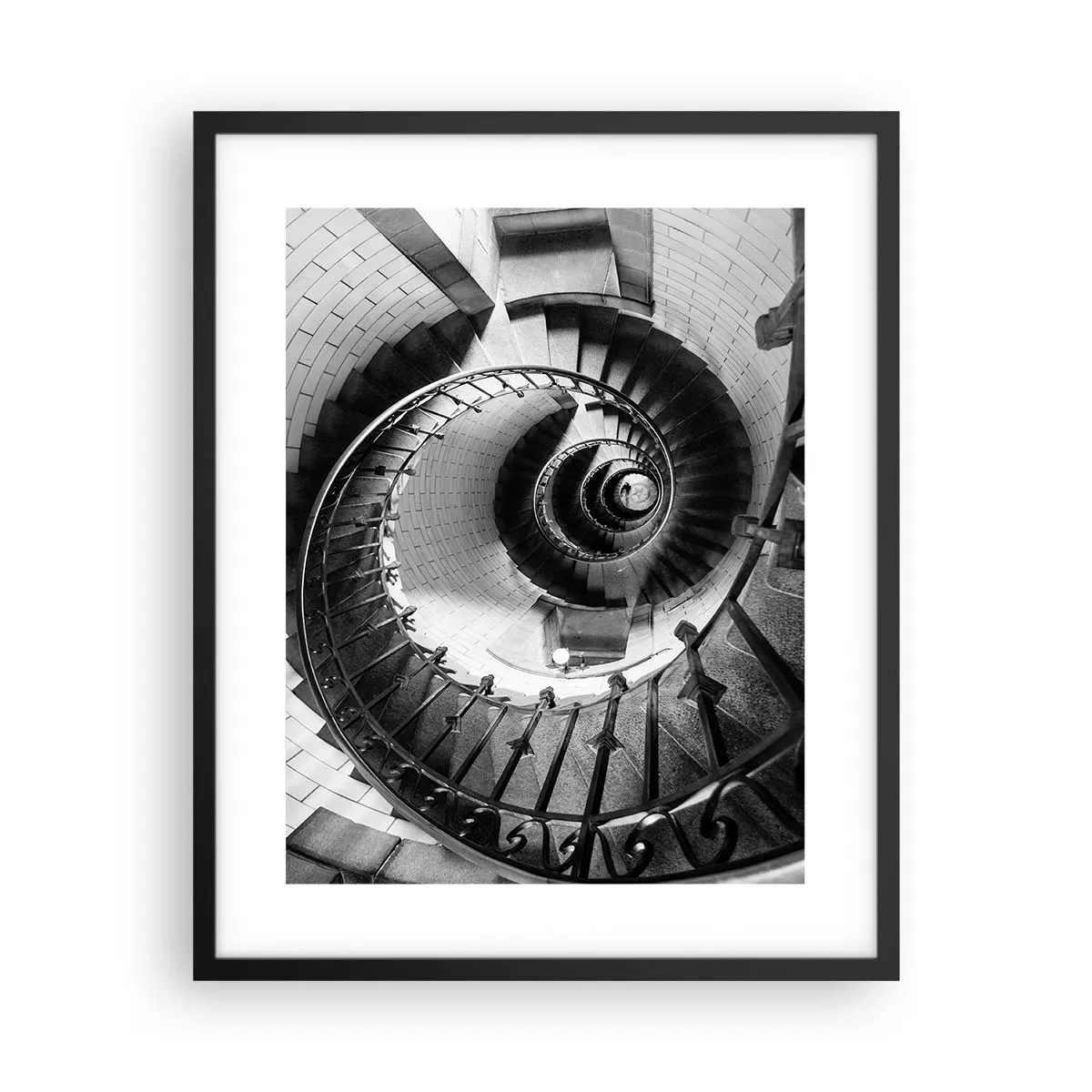 Poster in black frame - Up and Upwards - 40x50 cm