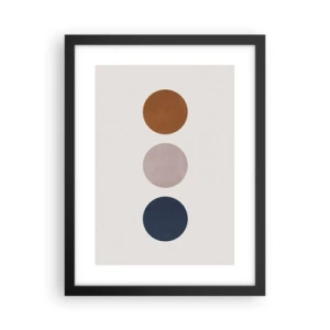 Poster in black frame - Symbol of Perfection - 30x40 cm