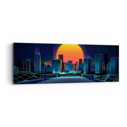 Canvas picture - You Wanna Go Back to Reality? - 90x30 cm