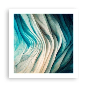 Poster - Blue Insatiability - 50x50 cm