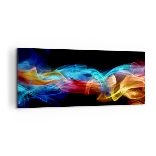 Canvas picture - Rainbow Dance of Fogs - 100x40 cm