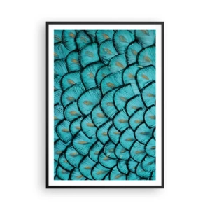 Poster in black frame - Great Feather Gala - 70x100 cm