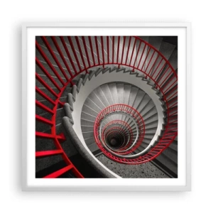 Poster in white frmae - Games of Architecture - 60x60 cm