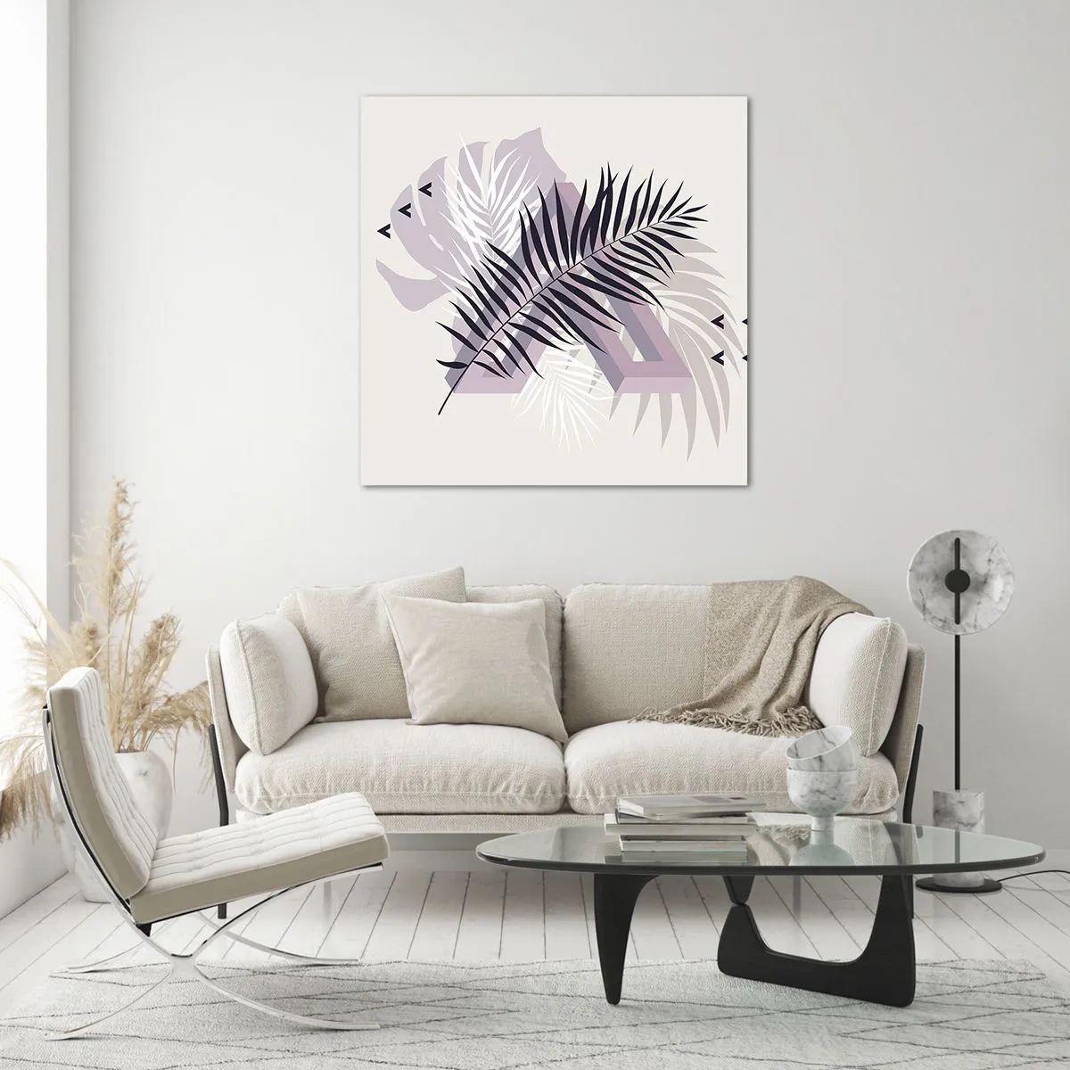 Glass picture - Shadow of a Shadow - 70x70 cm